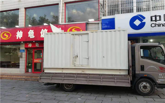 汾阳出租发电机施工案例